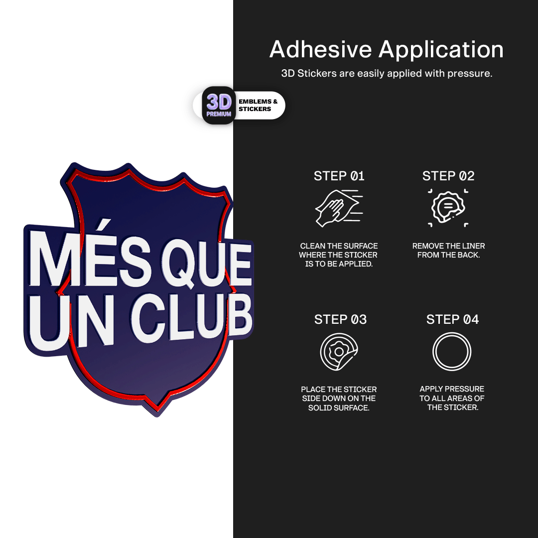 FCB Més que un Club - Stickmadly