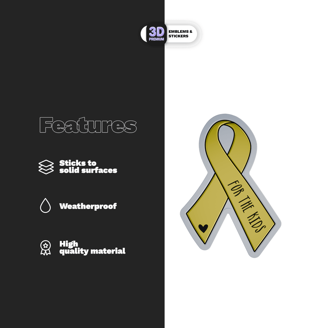 FOR THE KIDS RIBBON - Stickmadly
