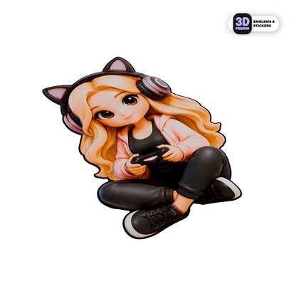 GAMER GIRL - Stickmadly
