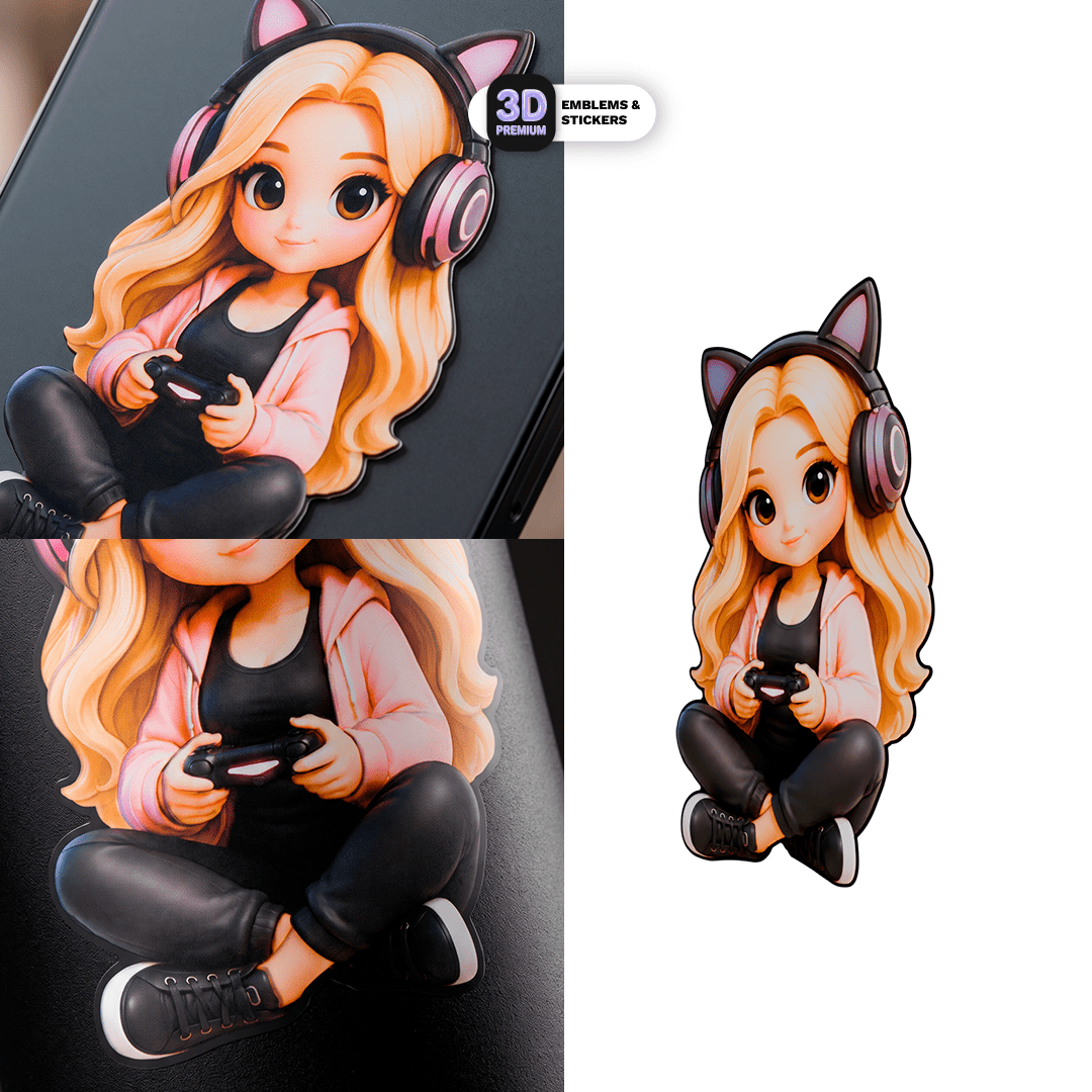 GAMER GIRL - Stickmadly