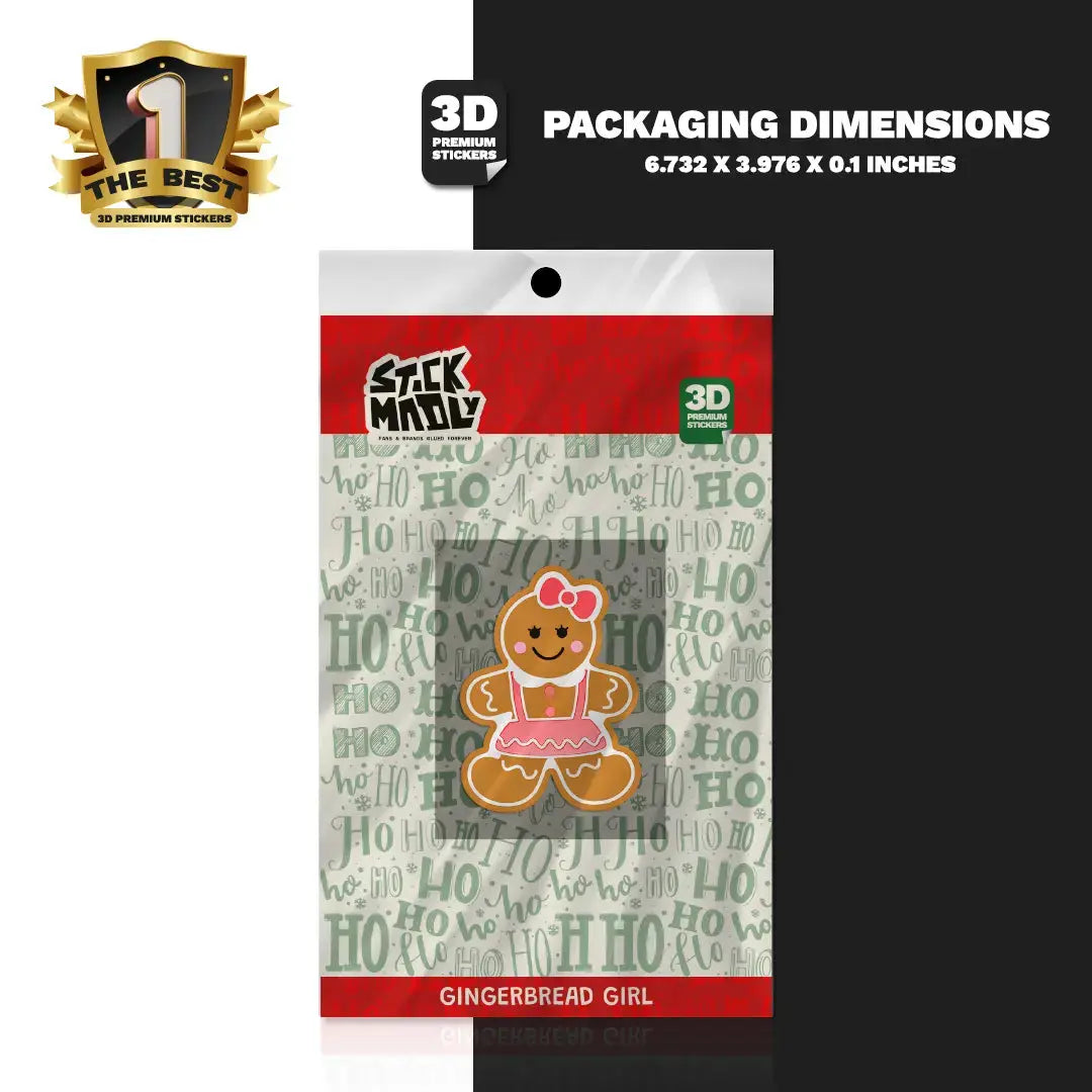 GINGERBREAD GIRL - Stickmadly