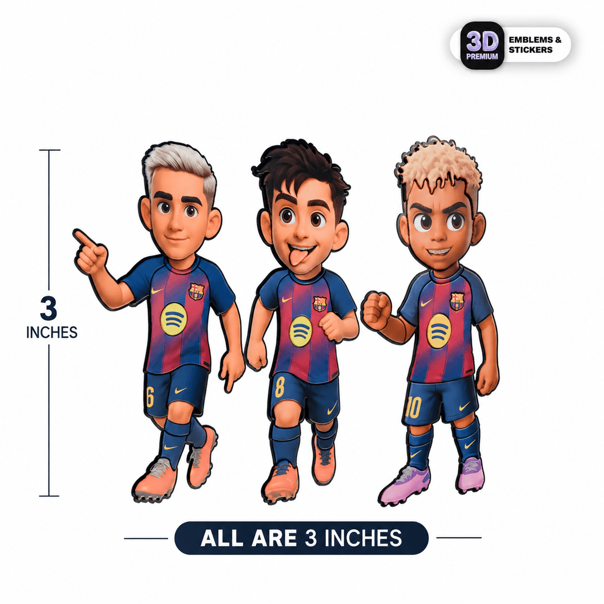 Golden Generation FC Barcelona Pack - Stickmadly