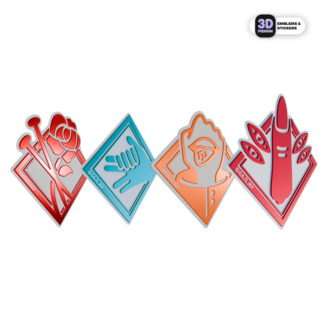 Heroes vs Curses Pack - Stickmadly
