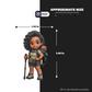 HIKER FEMALE CHIBI - Stickmadly