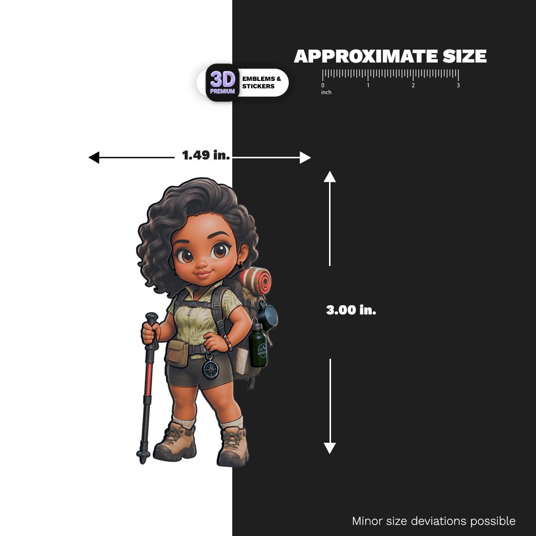 HIKER FEMALE CHIBI - Stickmadly