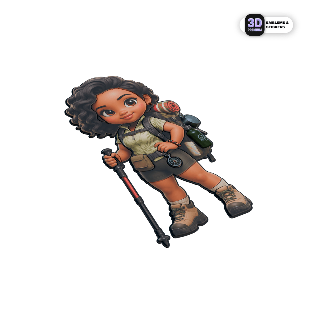 HIKER FEMALE CHIBI - Stickmadly