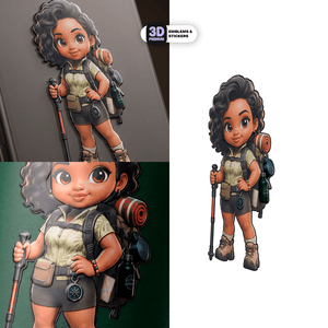 HIKER FEMALE CHIBI - Stickmadly