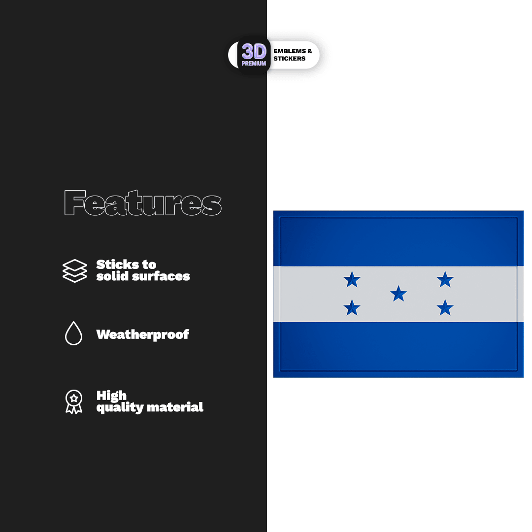 HONDURAS FLAG - Stickmadly