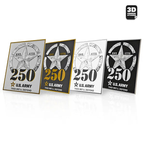Honor 250 Years of Army Legacy – 5" Collector Sticker - Stickmadly