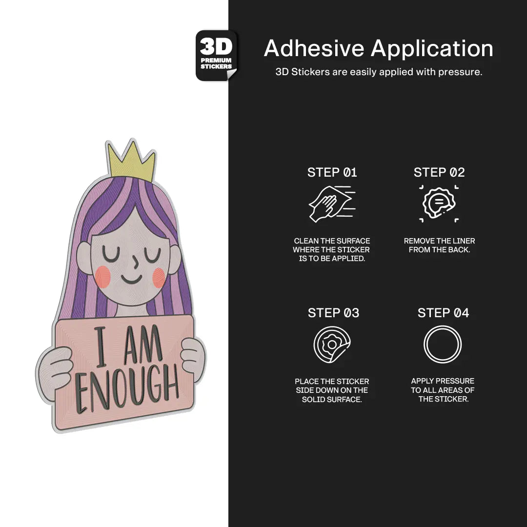 I AM ENOUGH - Stickmadly