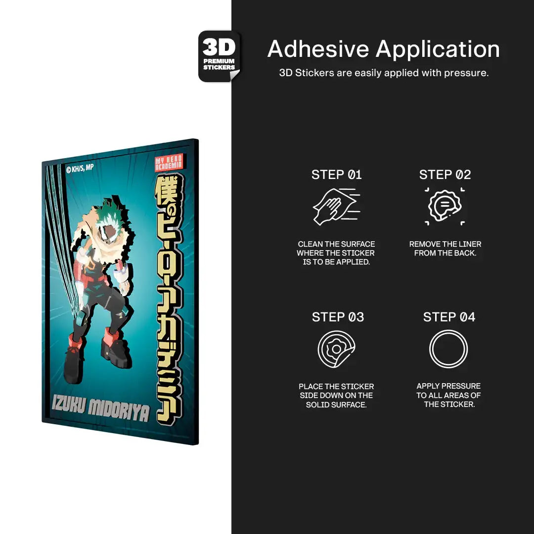IZUKU MIDORIYA miniposter - Stickmadly