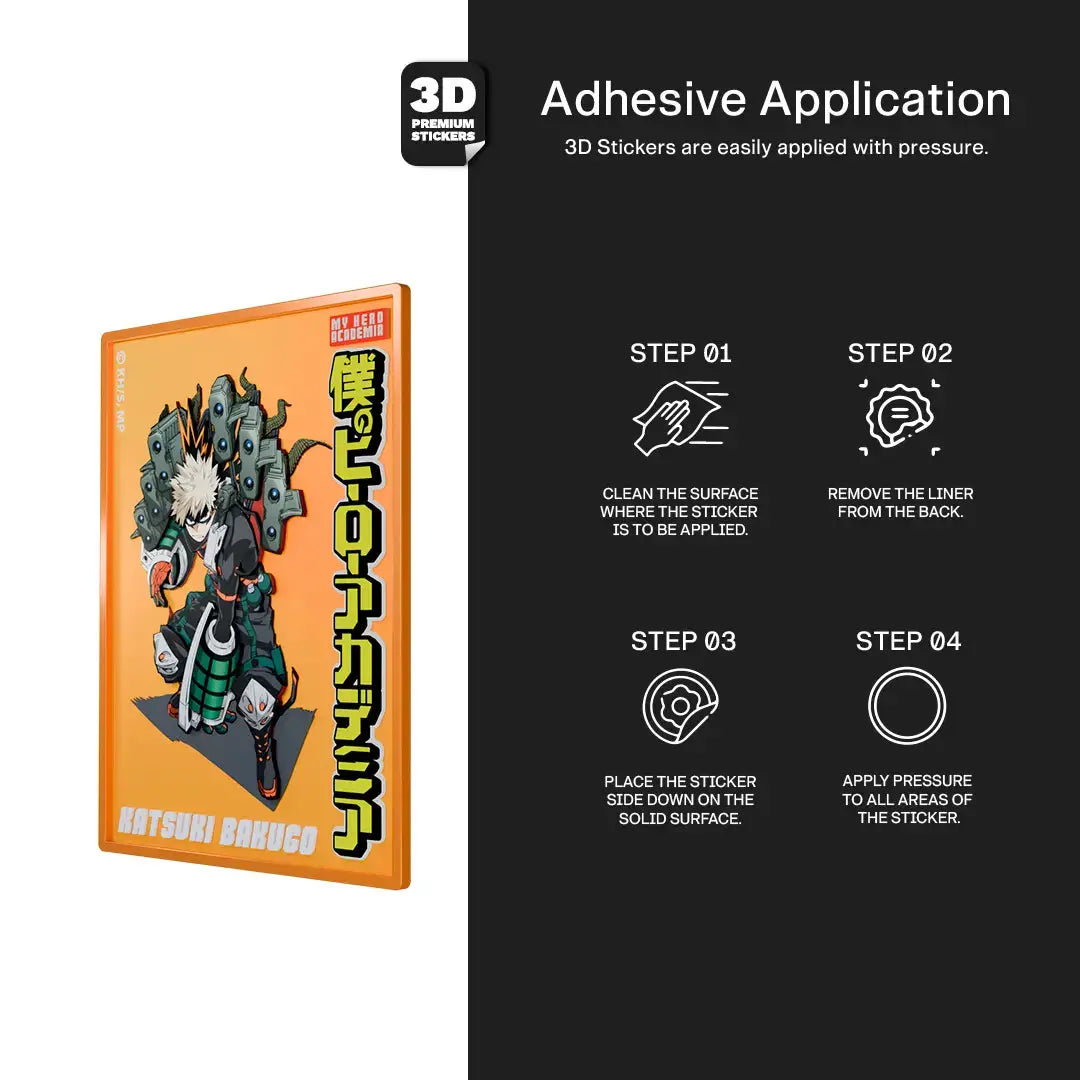 KATSUKI BAKUGO miniposter - Stickmadly