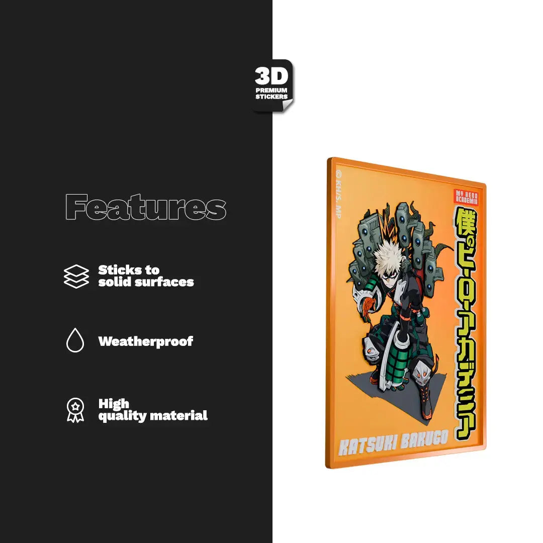 KATSUKI BAKUGO miniposter - Stickmadly