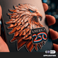 Liberty Eagle 3D Sticker Pack - Stickmadly