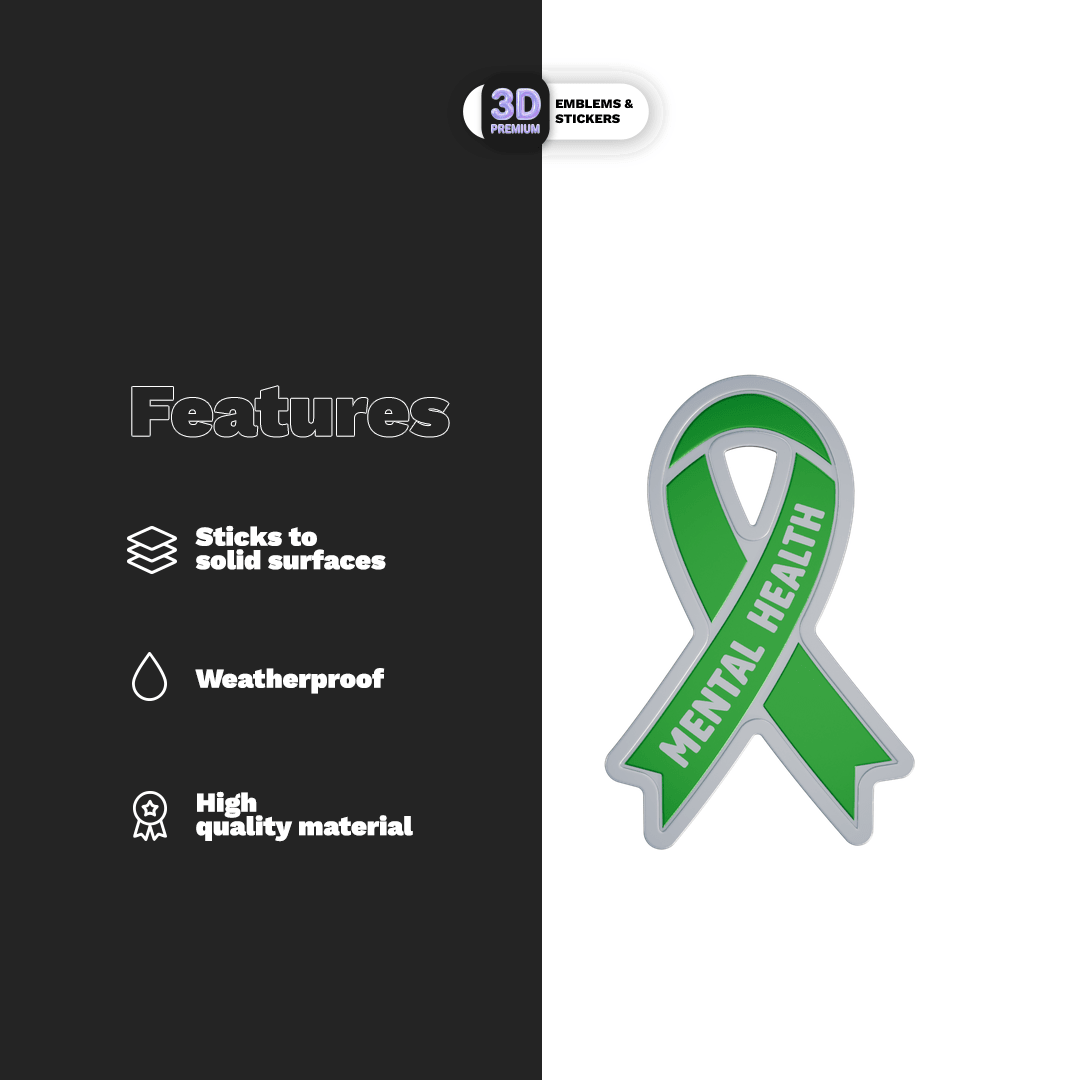 MENTAL HEALTH RIBBON - Stickmadly