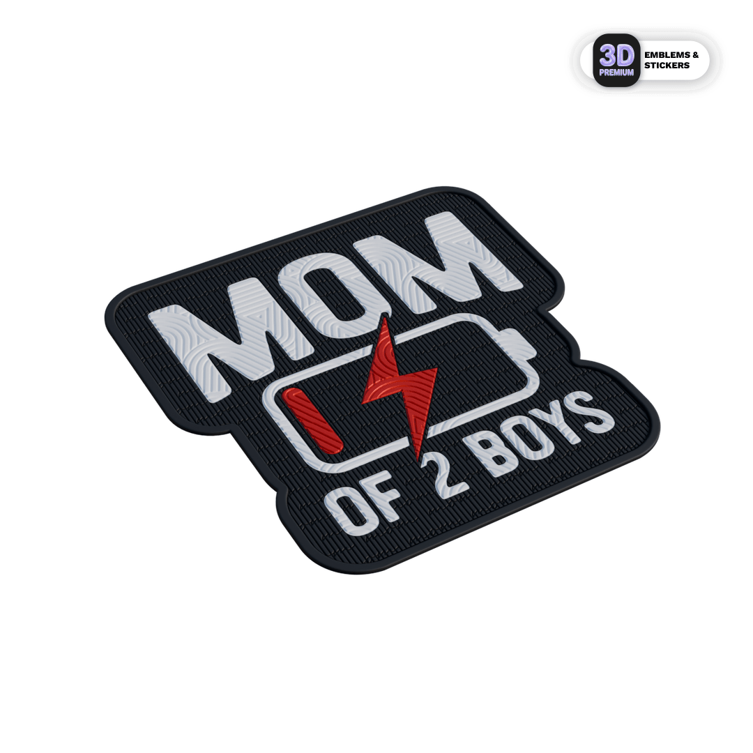 MOM OF 2 BOYS - Stickmadly