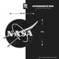 NASA STICKER BLACK & WHITE - Stickmadly