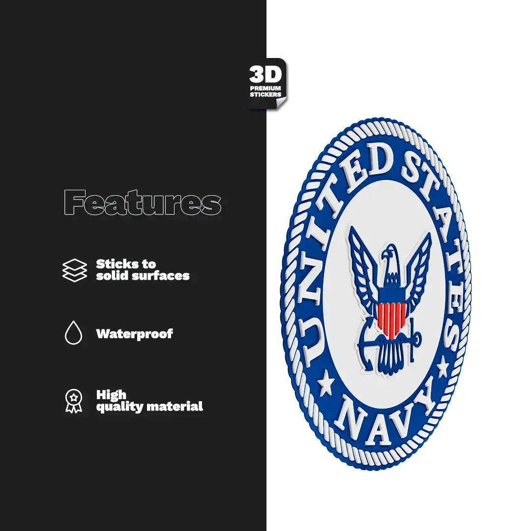 NAVY ALTERNATIVE EMBLEM - Stickmadly
