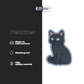 NORMAL BLACK CAT - Stickmadly