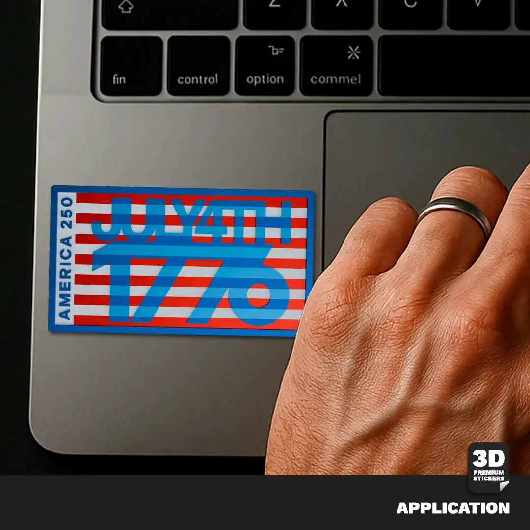 Official America 250th 4th of July 1776 Emblem - Stickmadly