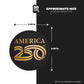 Official America 250th Anniversary Gold Sticker - Stickmadly
