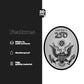 Official America 250th Anniversary National Crest Emblem SILVER - Stickmadly