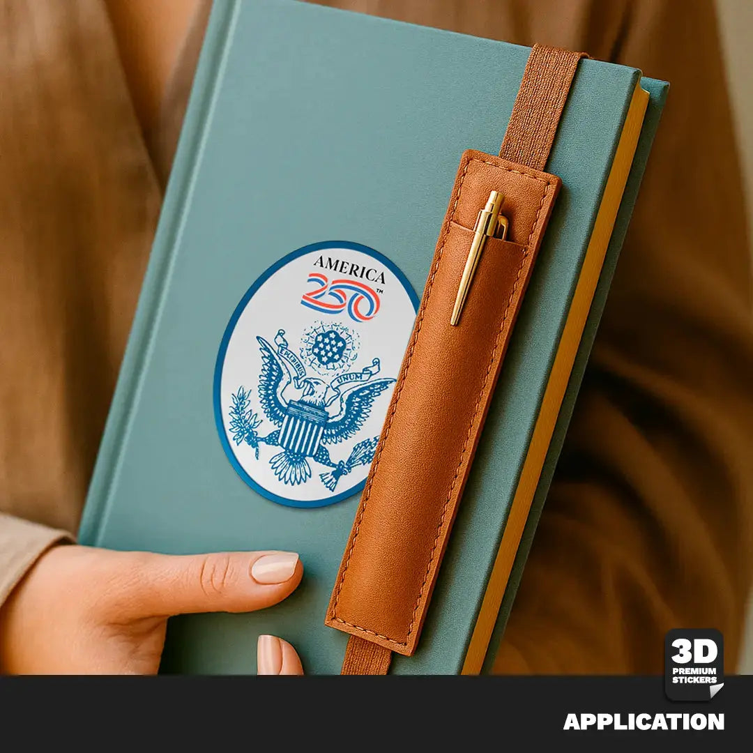Official America 250th Anniversary National Crest Emblem - Stickmadly