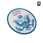 Official America 250th Anniversary National Crest Emblem - Stickmadly