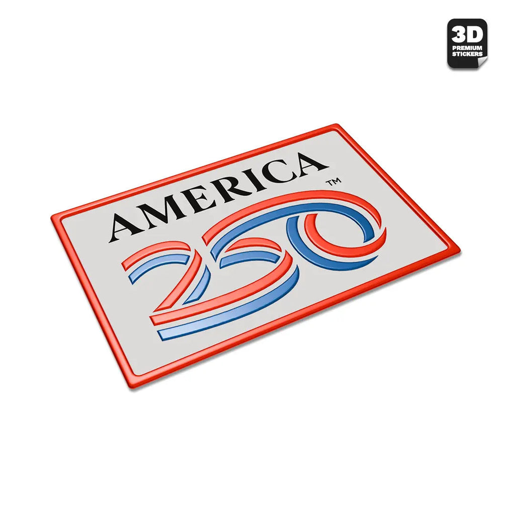 Official America 250th Anniversary rectangle - Stickmadly