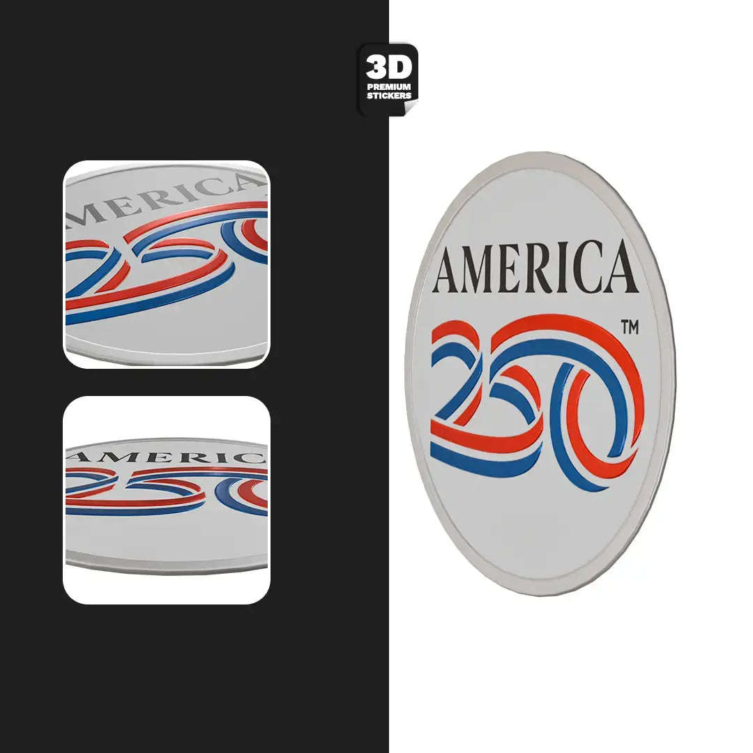 Official America 250th Anniversary Sticker - Stickmadly