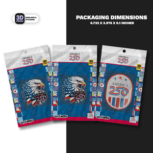 Official America 250th Bald Eagle PACK - Stickmadly