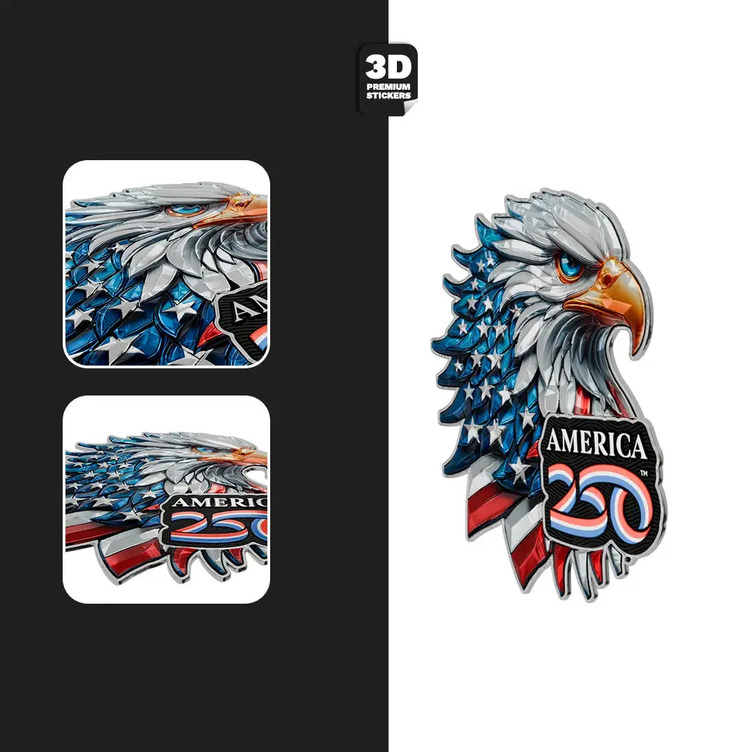Official America 250th Bald Eagle - Stickmadly