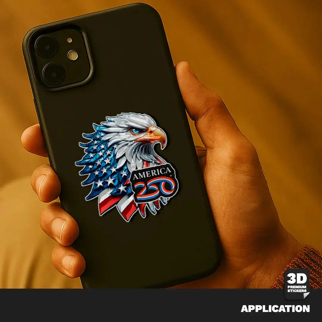 Official America 250th Bald Eagle - Stickmadly