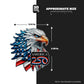 Official America 250th Bald Eagle - Stickmadly