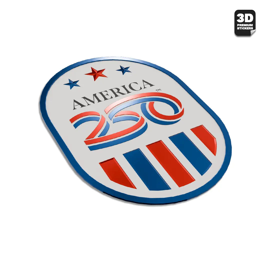 Official America 250th Stars & Stripes Emblem 2 - Stickmadly