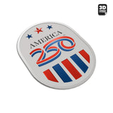 Official America 250th Stars & Stripes Emblem 3 - Stickmadly