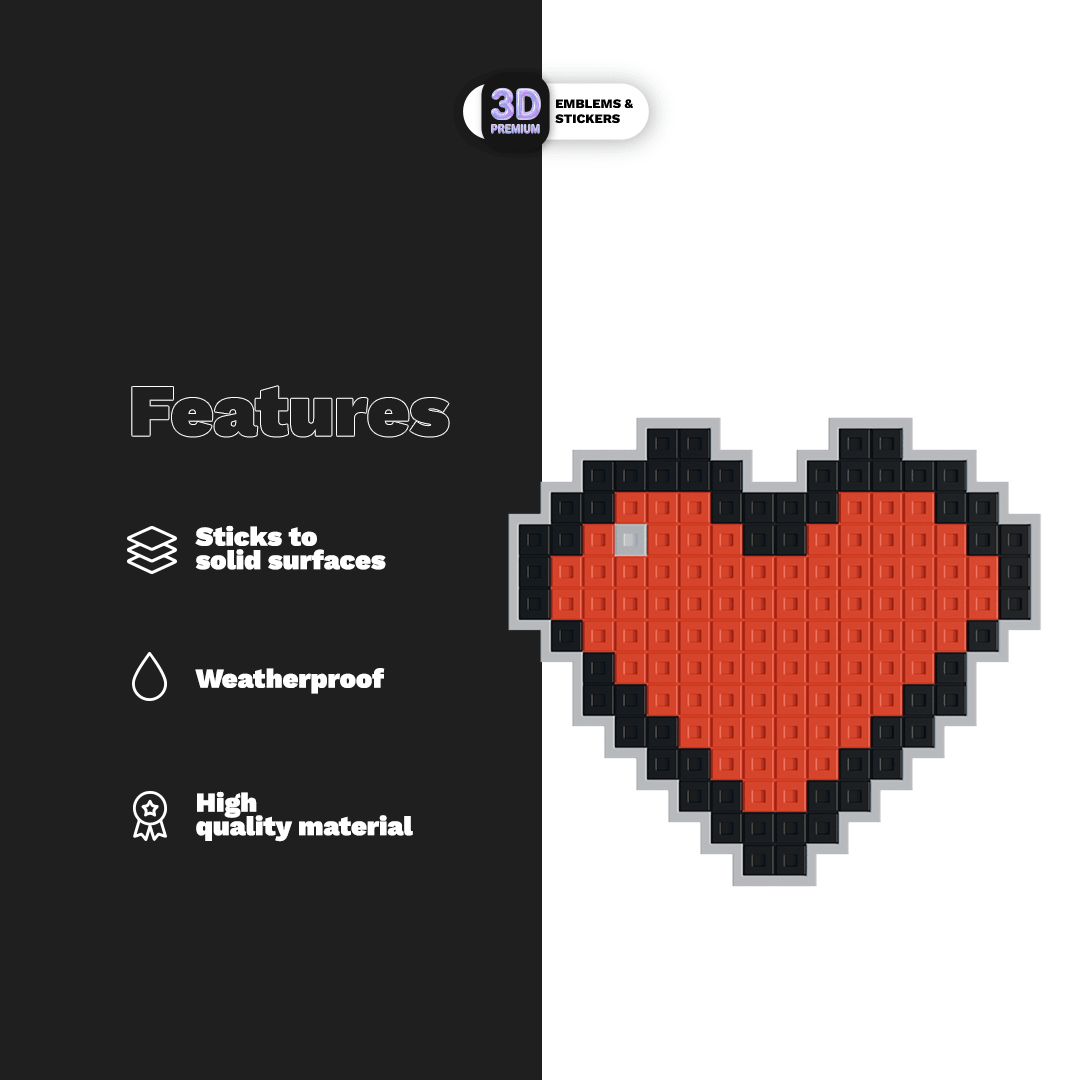 PIXEL HEART - Stickmadly