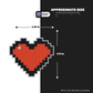 PIXEL HEART - Stickmadly