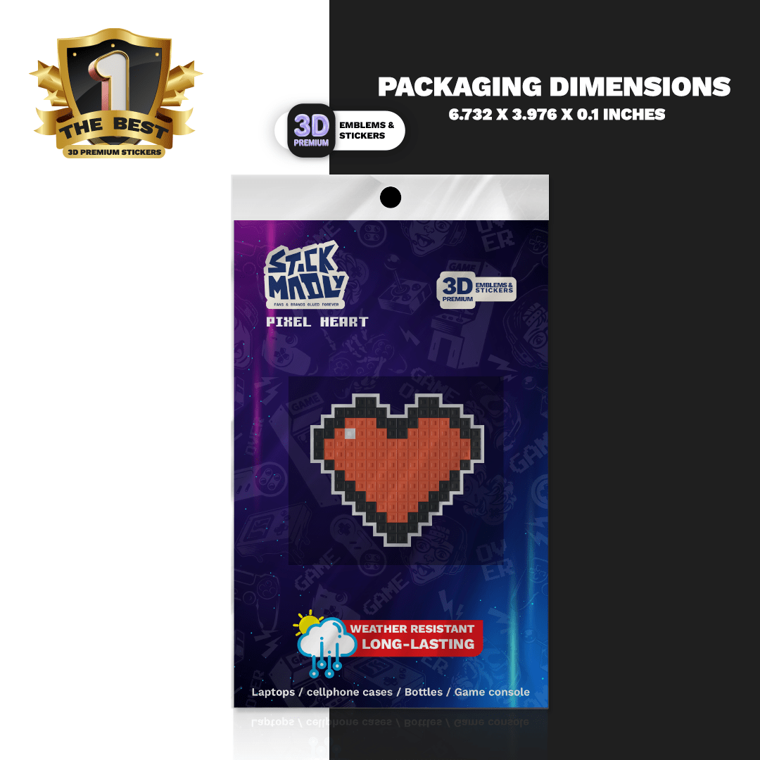 PIXEL HEART - Stickmadly