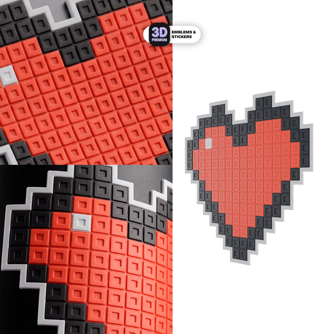 PIXEL HEART - Stickmadly