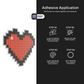 PIXEL HEART - Stickmadly