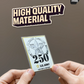 Video 250 Black gold 3'' 3D premium sticker