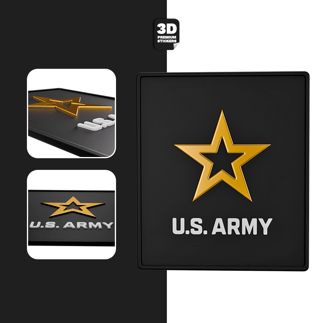 Proud Army Parents Emblem Pack - Stickmadly