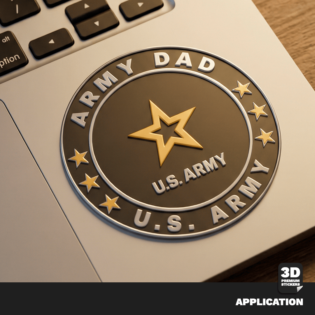 Proud Army Parents Emblem Pack - Stickmadly