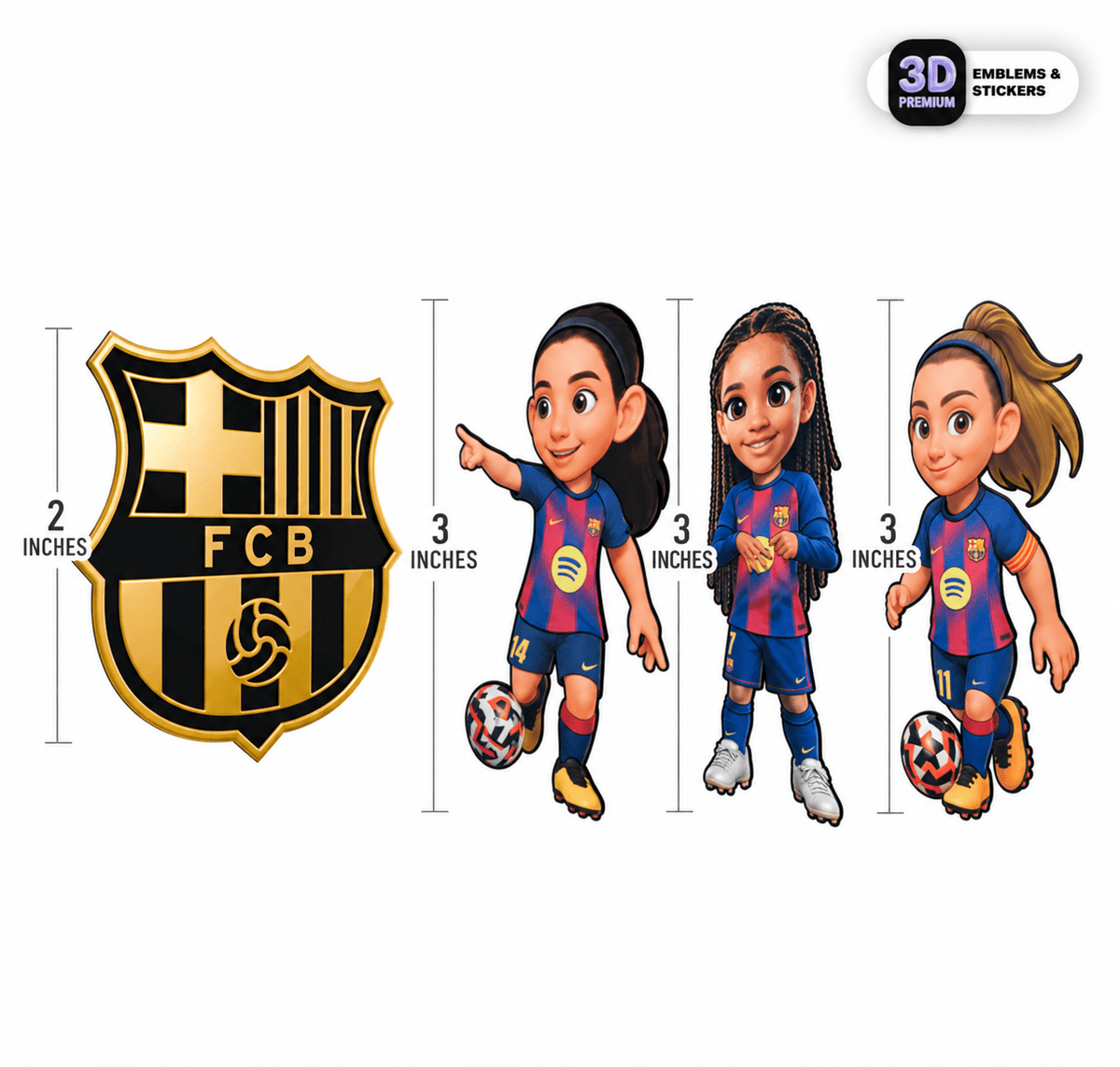 Queens of Barça - Stickmadly