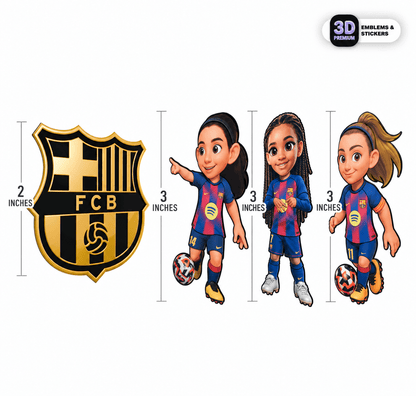 Queens of Barça - Stickmadly