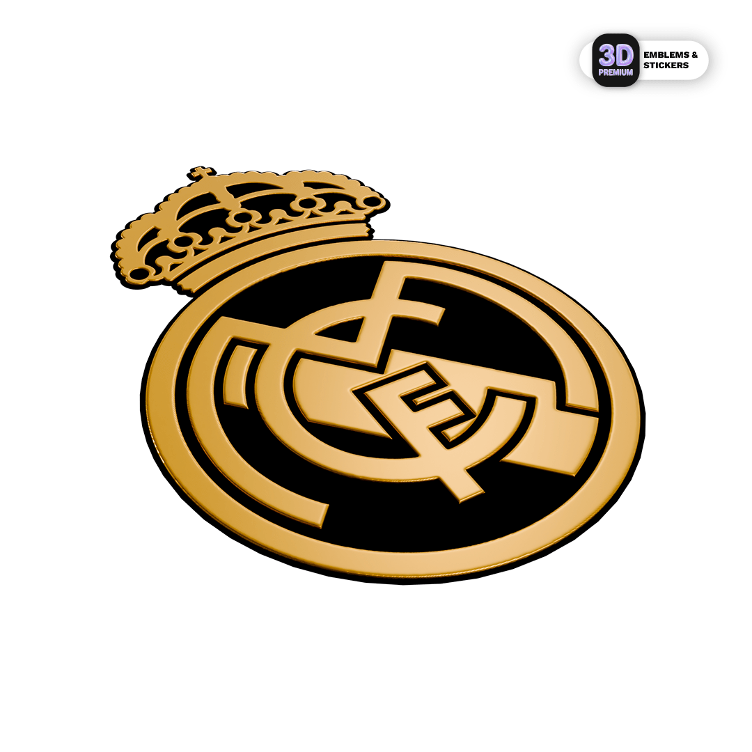 REAL MADRID BLACK AND GOLD - Stickmadly