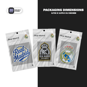 Real Madrid Essentials Emblems Pack - Stickmadly