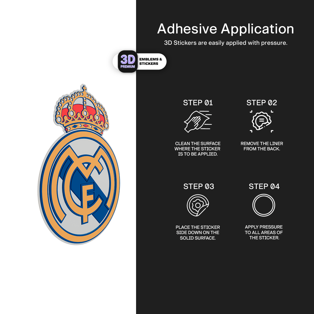 REAL MADRID MATTE - Stickmadly