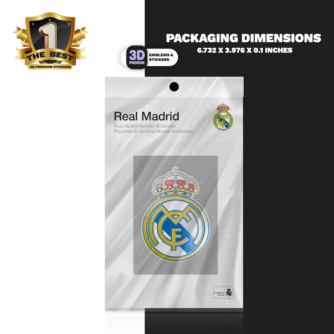 REAL MADRID METALLIC - Stickmadly